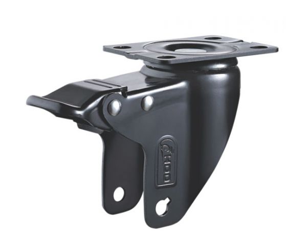Swivel (plastic) total brake black color paint bracket code