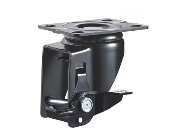 Swivel (metal) side brake black color paint bracket code
