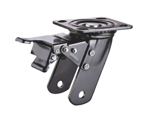 Swivel (metal) total brake black color paint bracket code